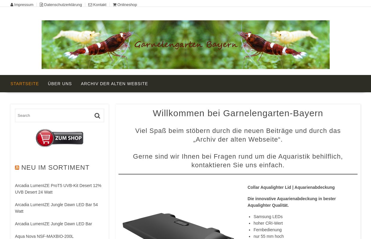 Garnelengarten-Bayern | Aquaristik Fachhandel