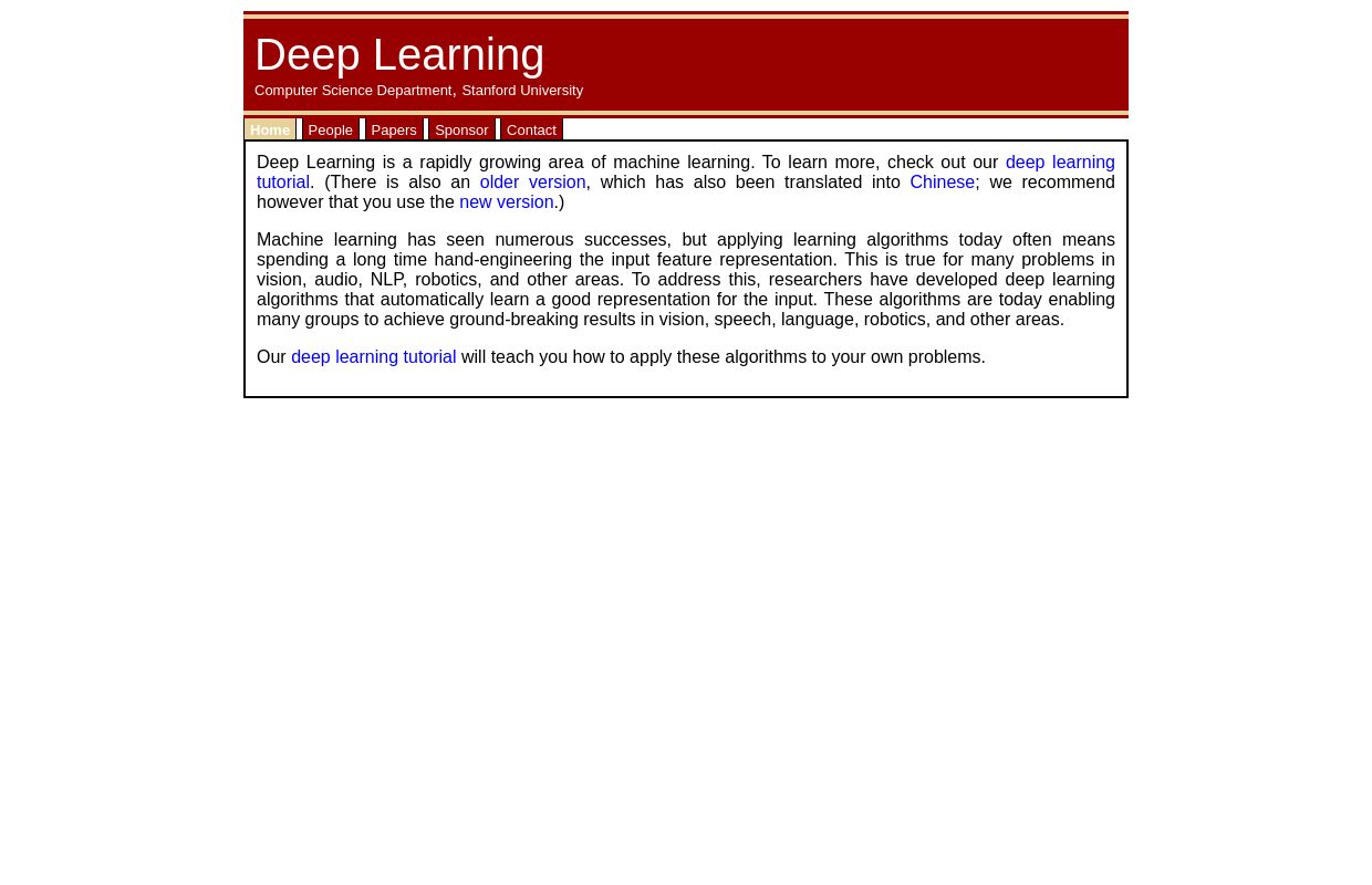 Deep Learning