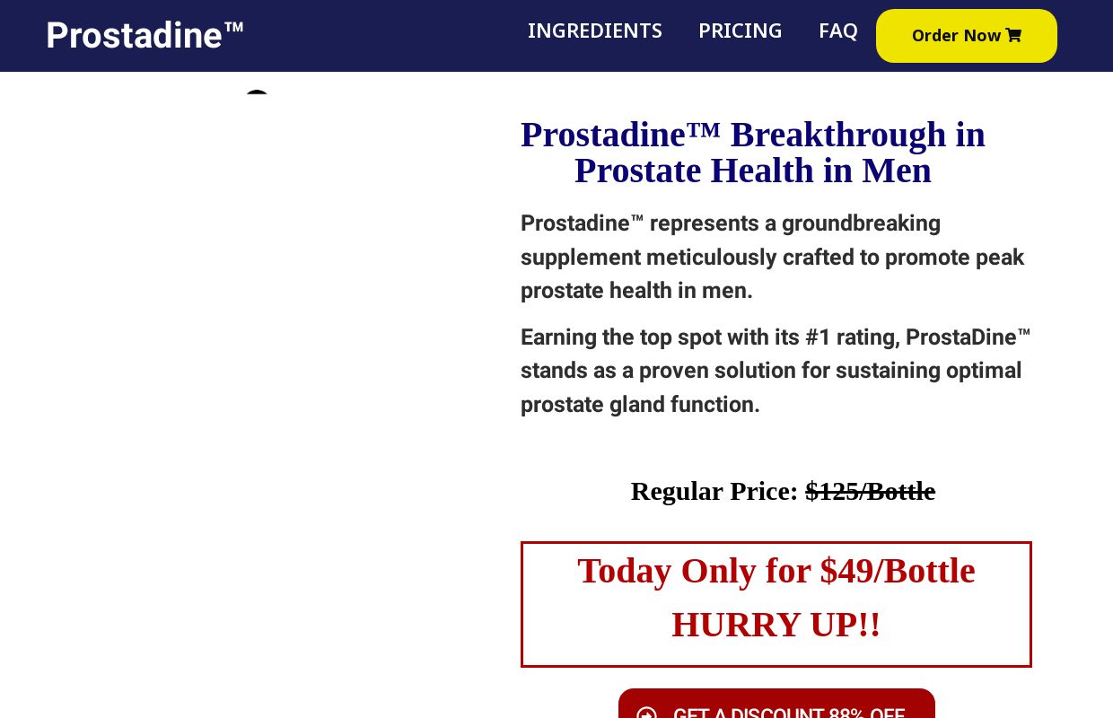 Prostadine™ Official | Get upto 88% off Only Today