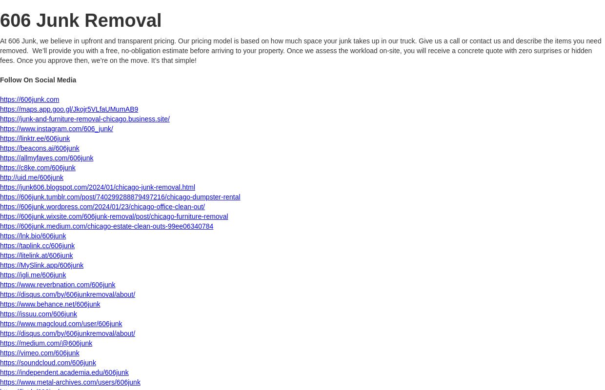 606 Junk Removal
