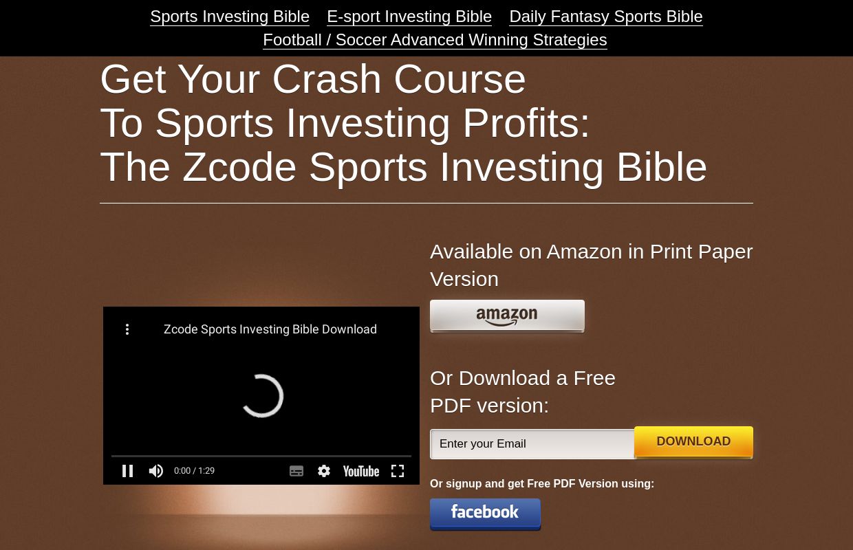 The Z-Code Sports Investing Bible