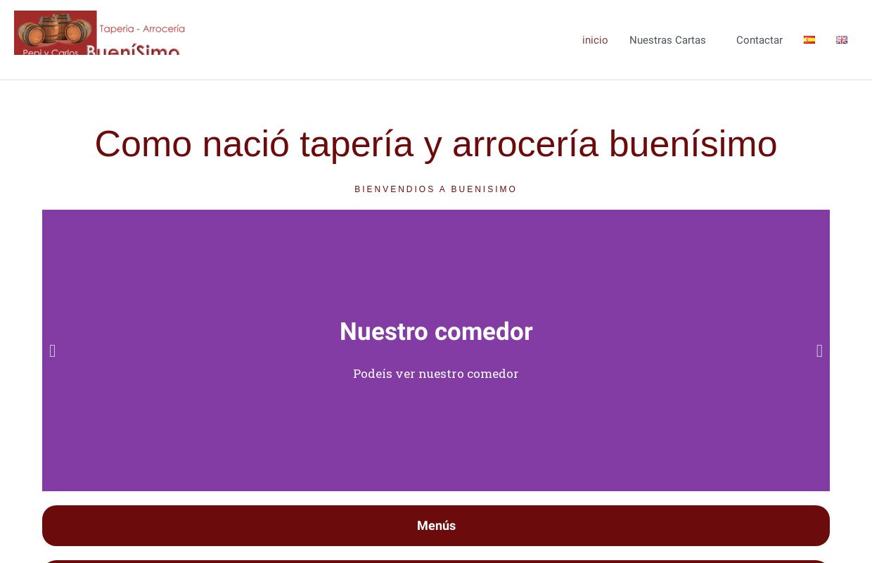 Taperia Buenisimo – Restaurante de tapas y arroces Buenisimo