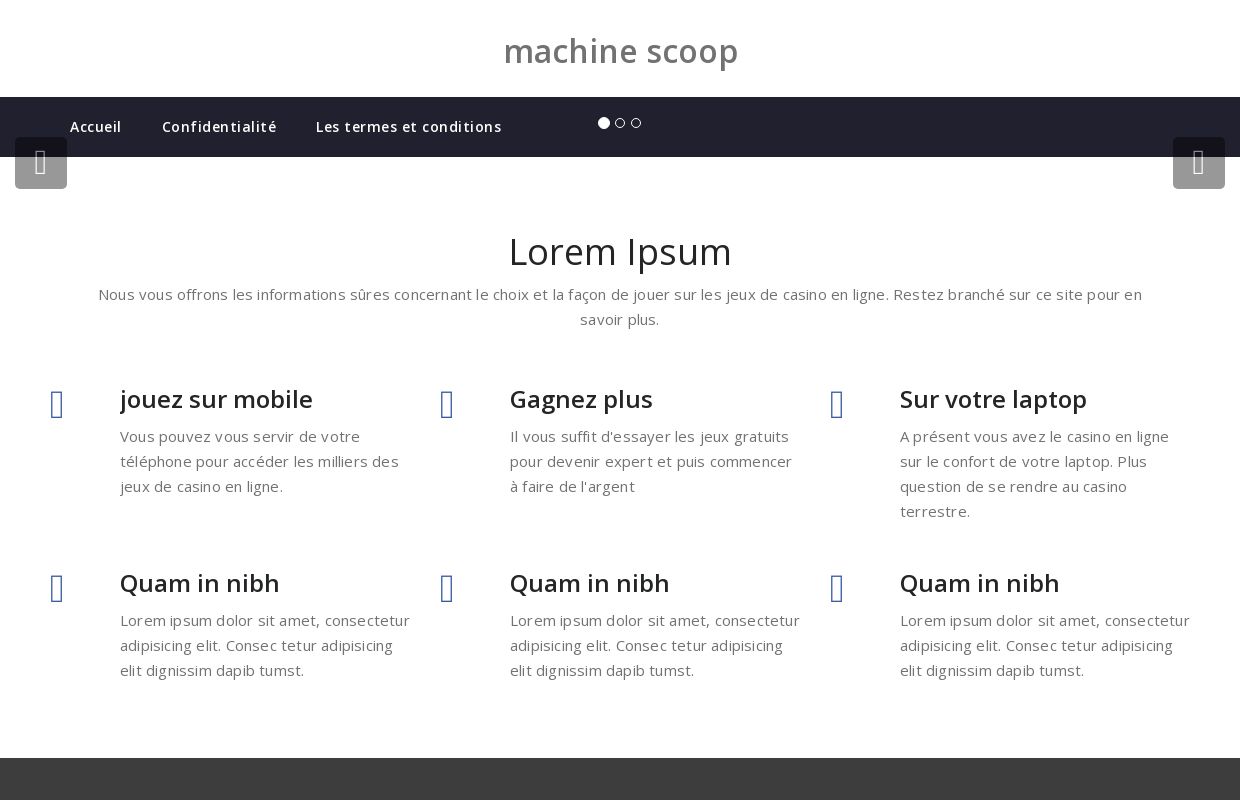 machine scoop