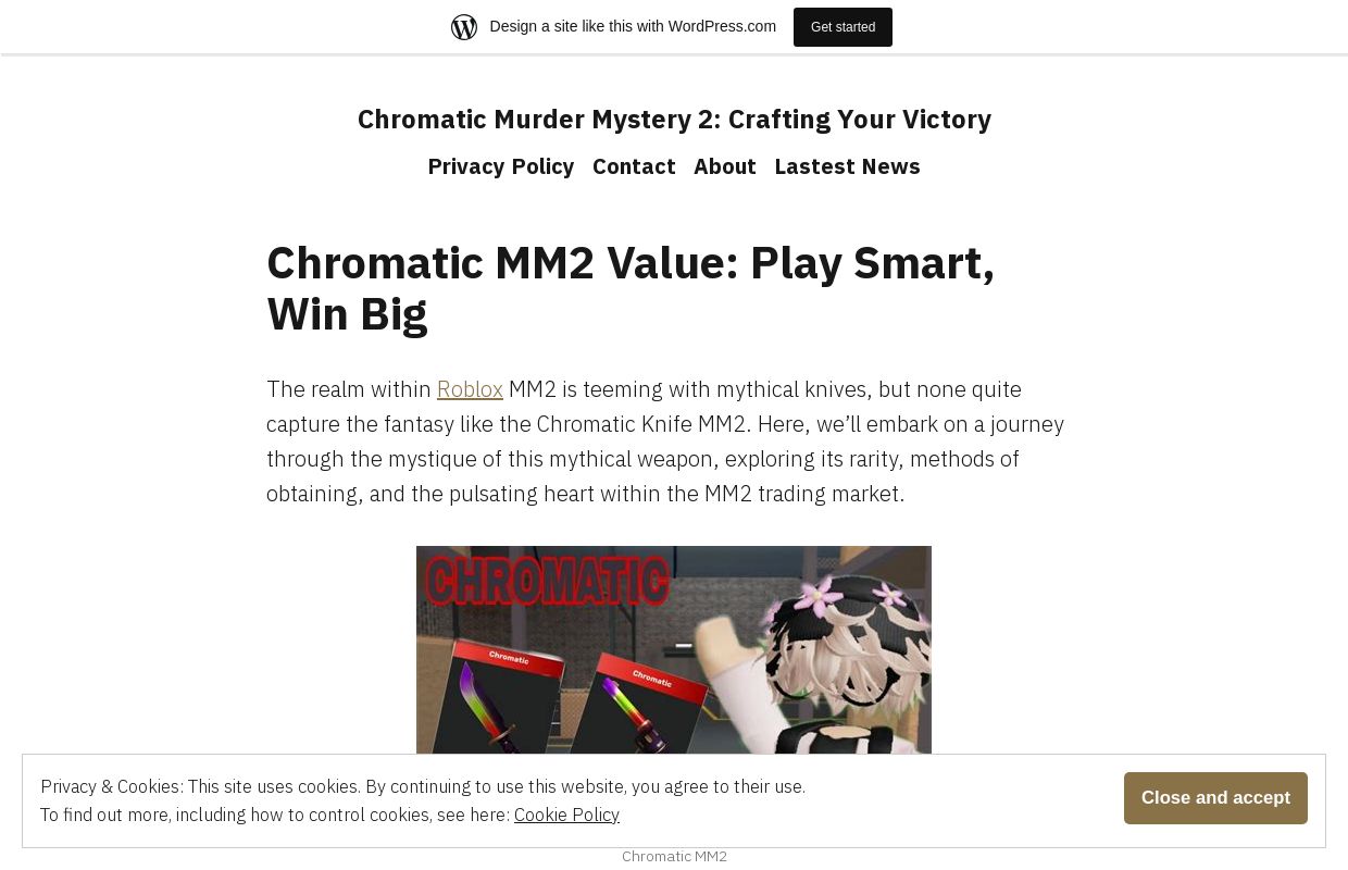 Chromatic Murder Mystery 2: Crafting Your Victory