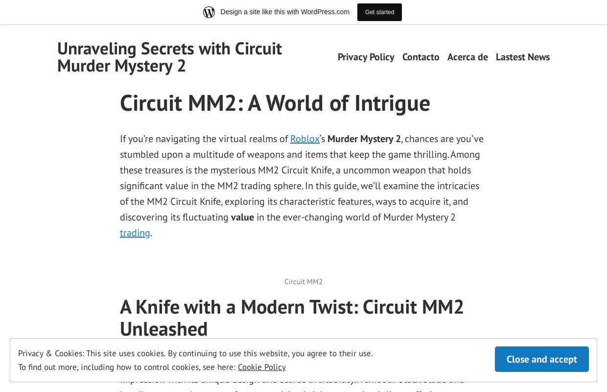Unraveling Secrets with Circuit Murder Mystery 2