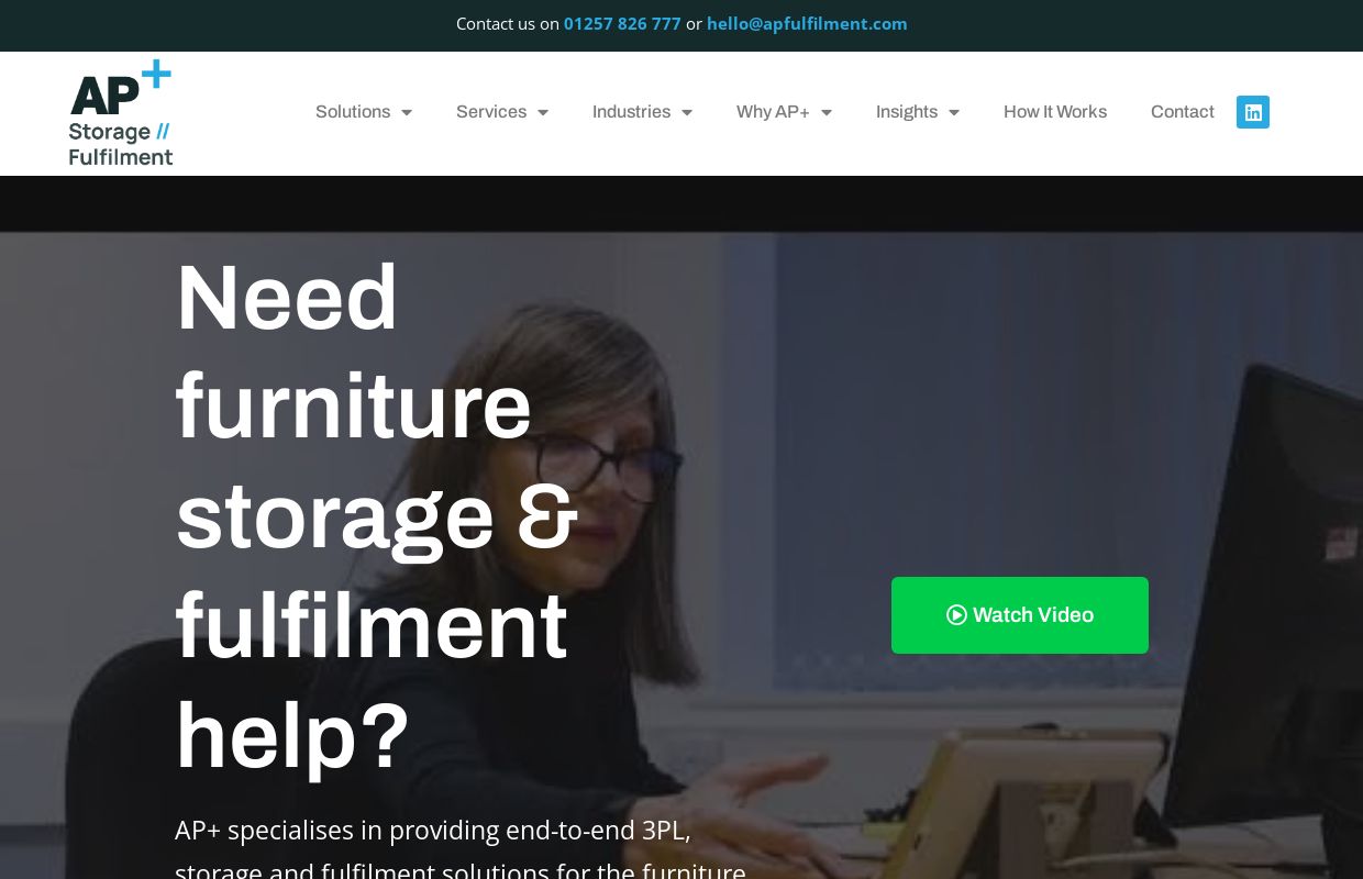 Specialised Fulfillment Warehouse - AP Fulfilment