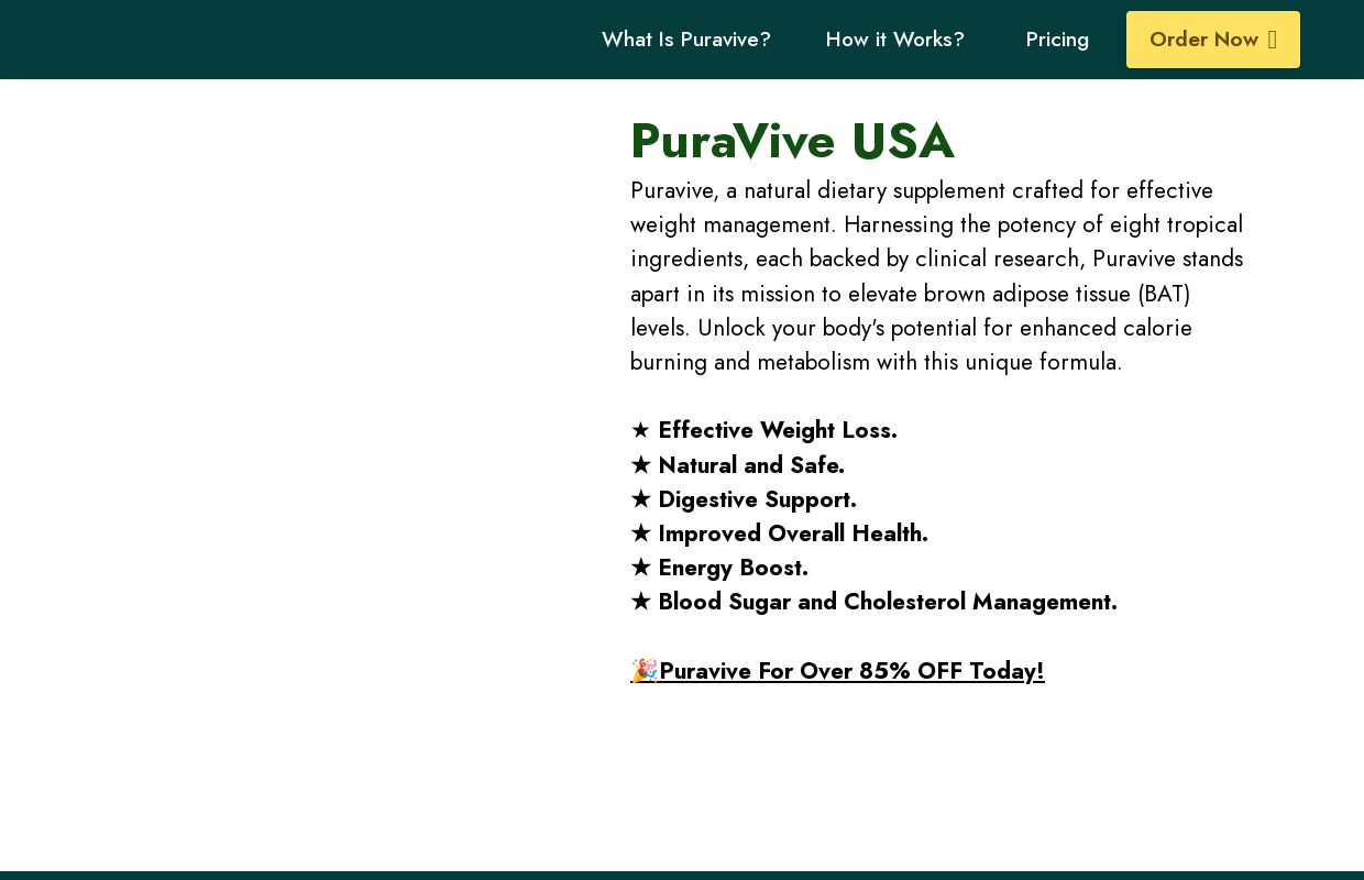 Puravive® | Official Website  USA - Only $39/bottle