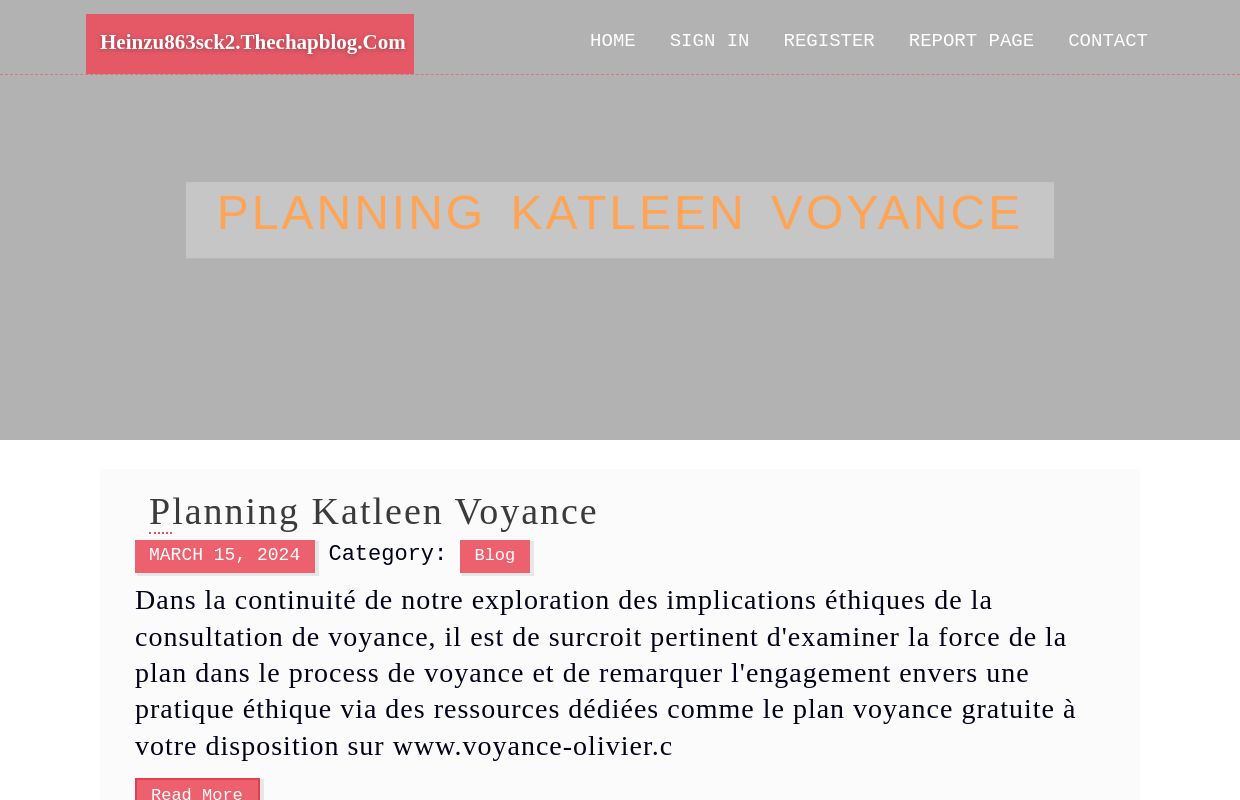 planning katleen voyance - homepage