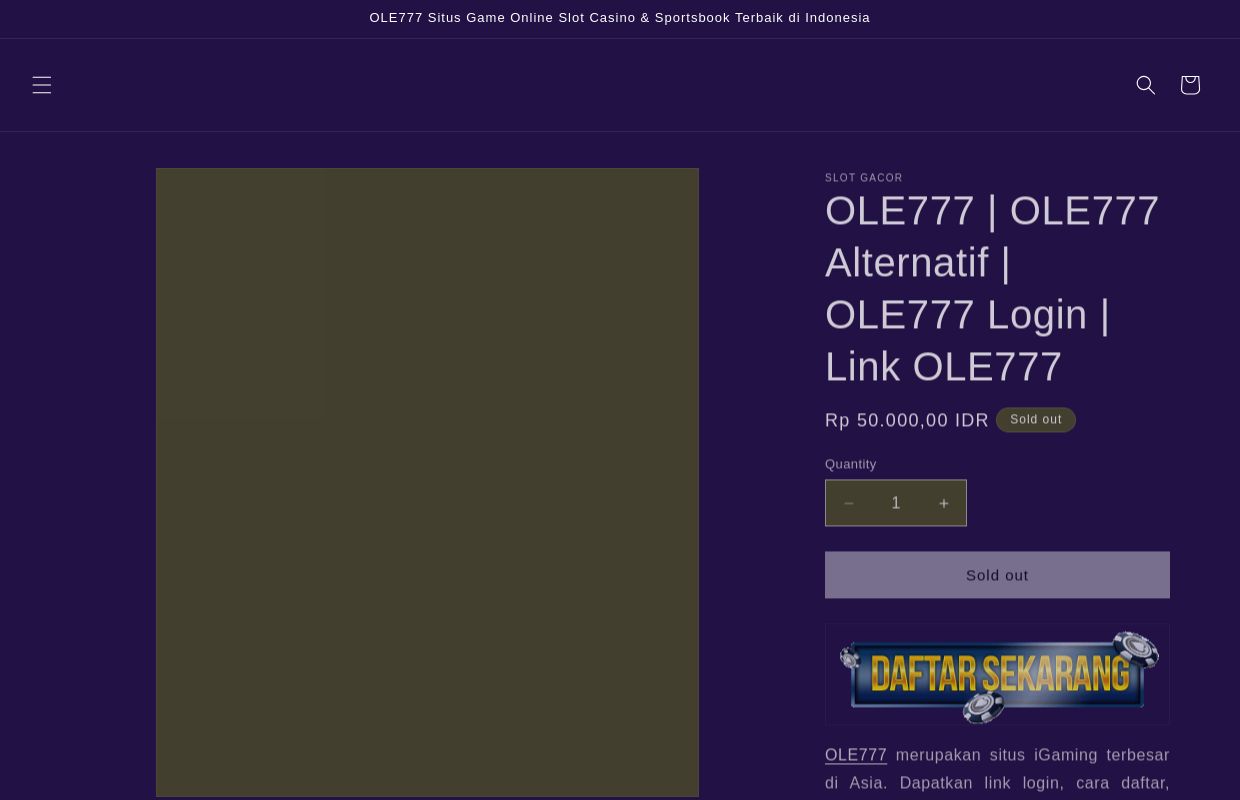 OLE777 | OLE777 Alternatif | OLE777 Login | Link OLE777