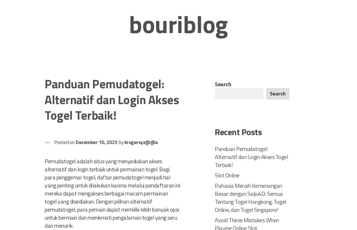 bouriblog -