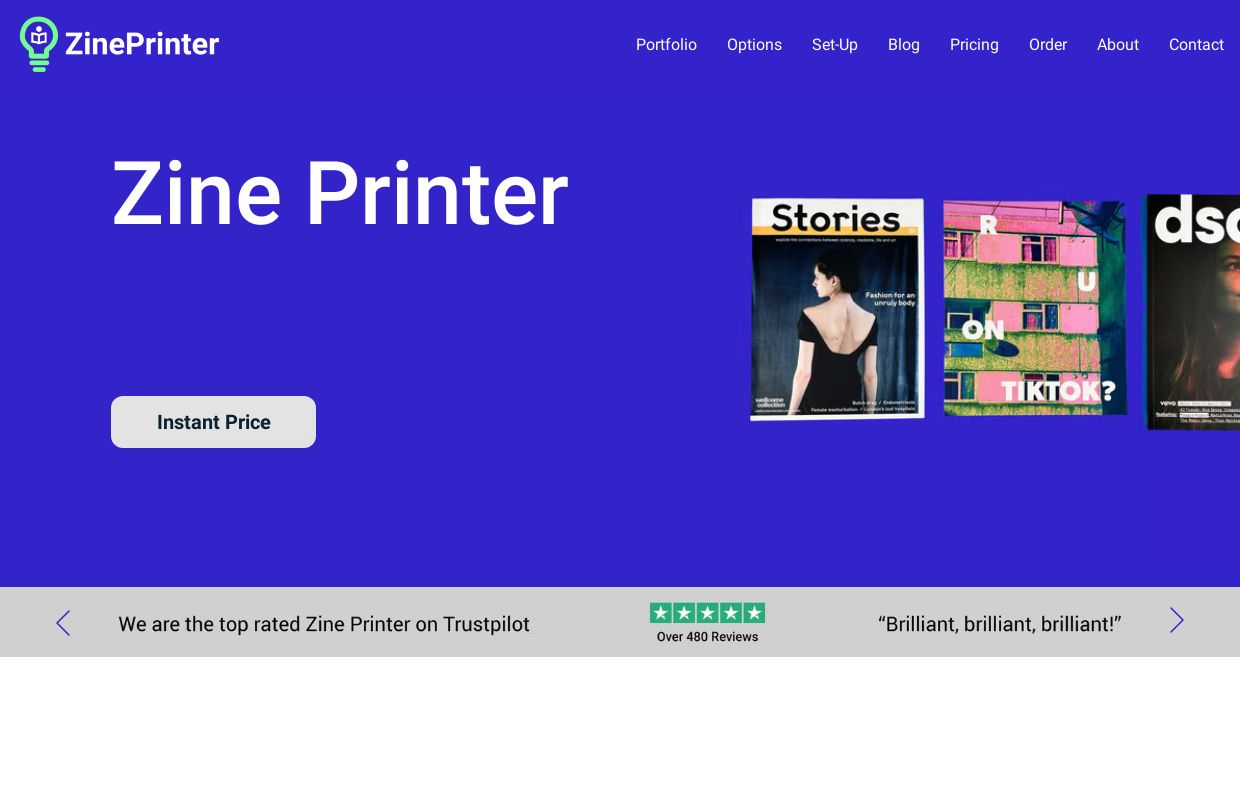 Zine Printer. Instant Pricing and Printing on FSC Papers. | Artist Book Printing