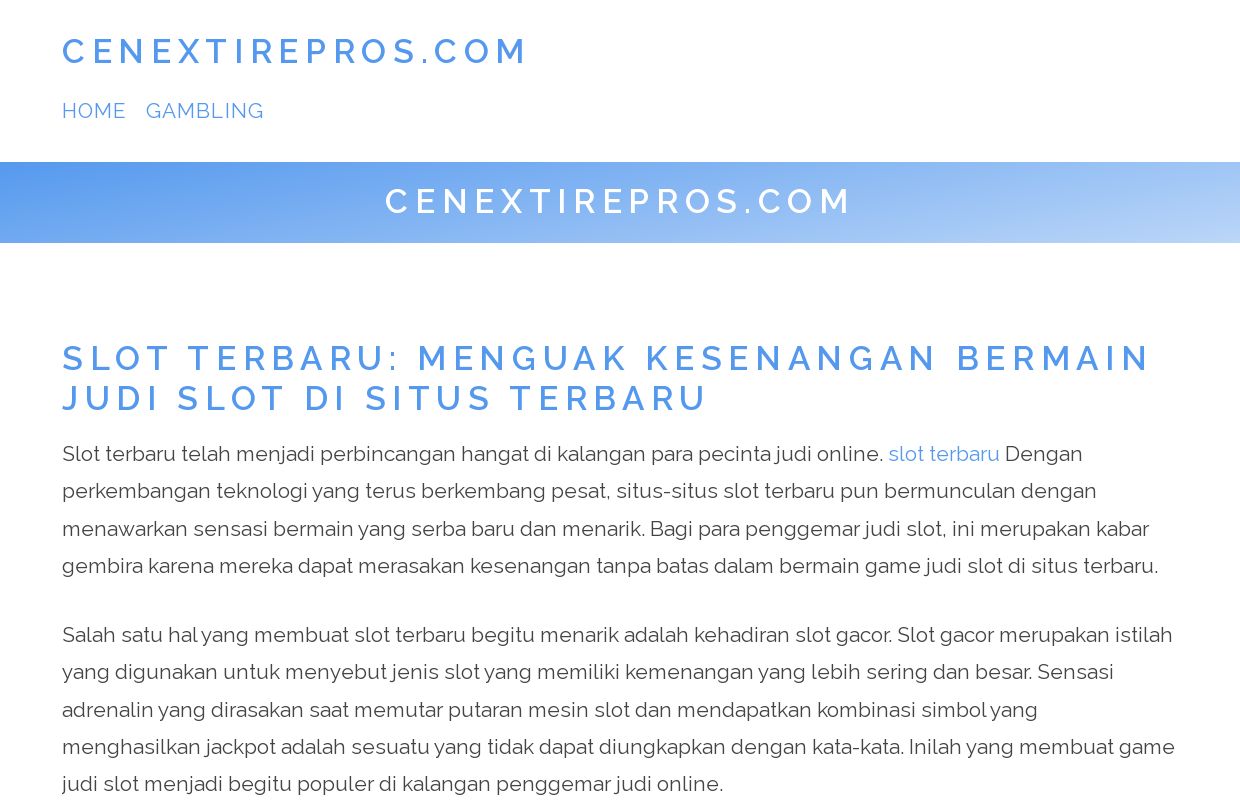 Cenextirepros.com - Cenextirepros.com