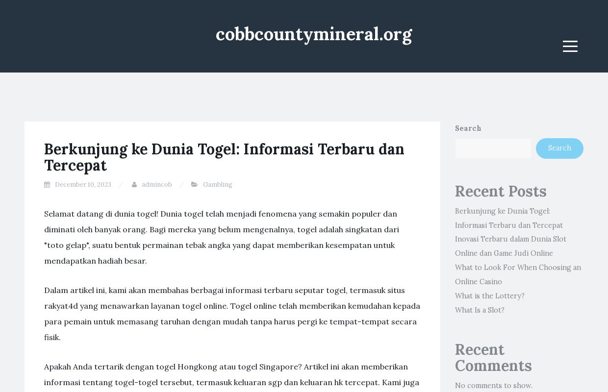 cobbcountymineral.org -