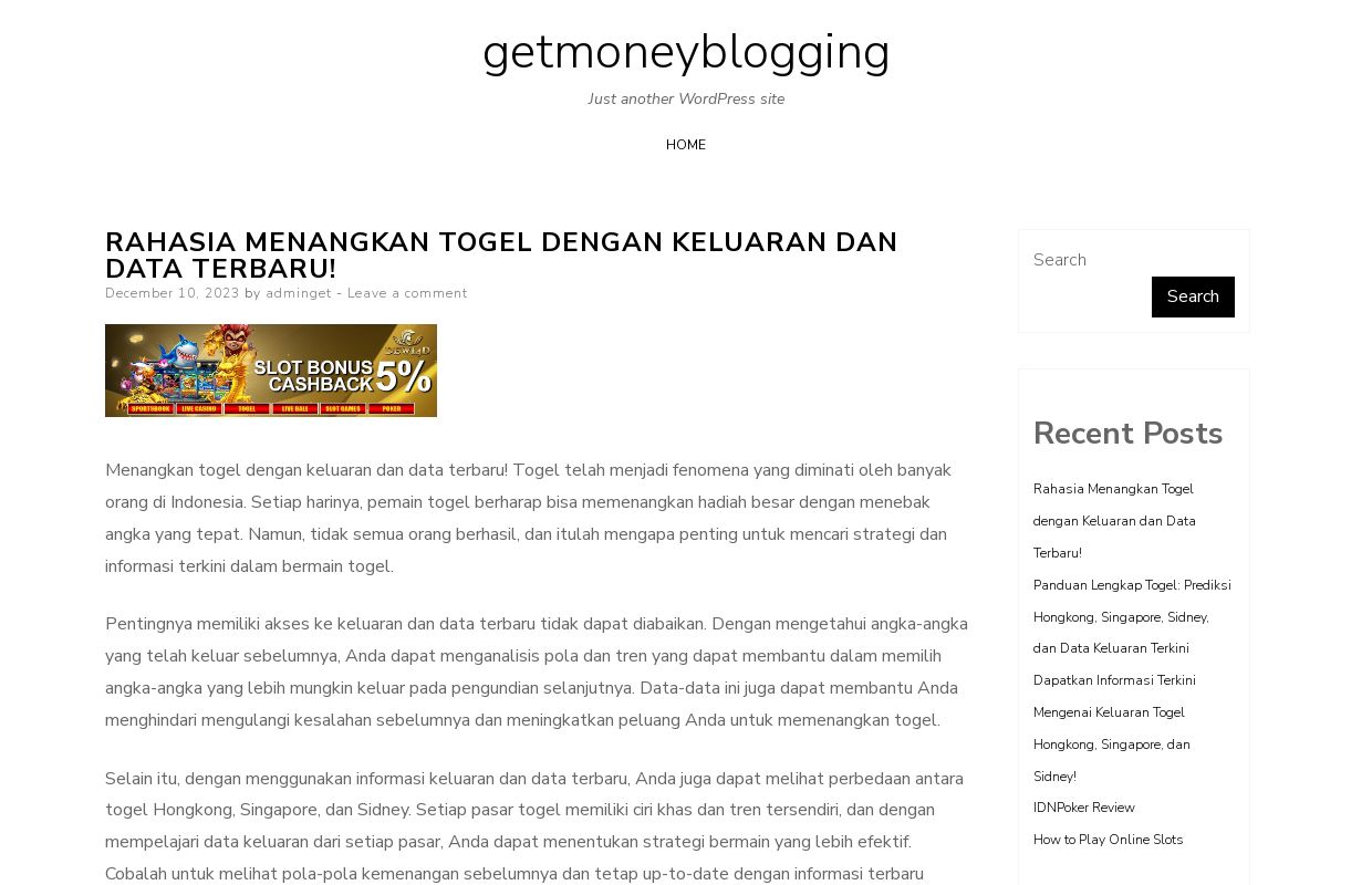 getmoneyblogging - Just another WordPress site