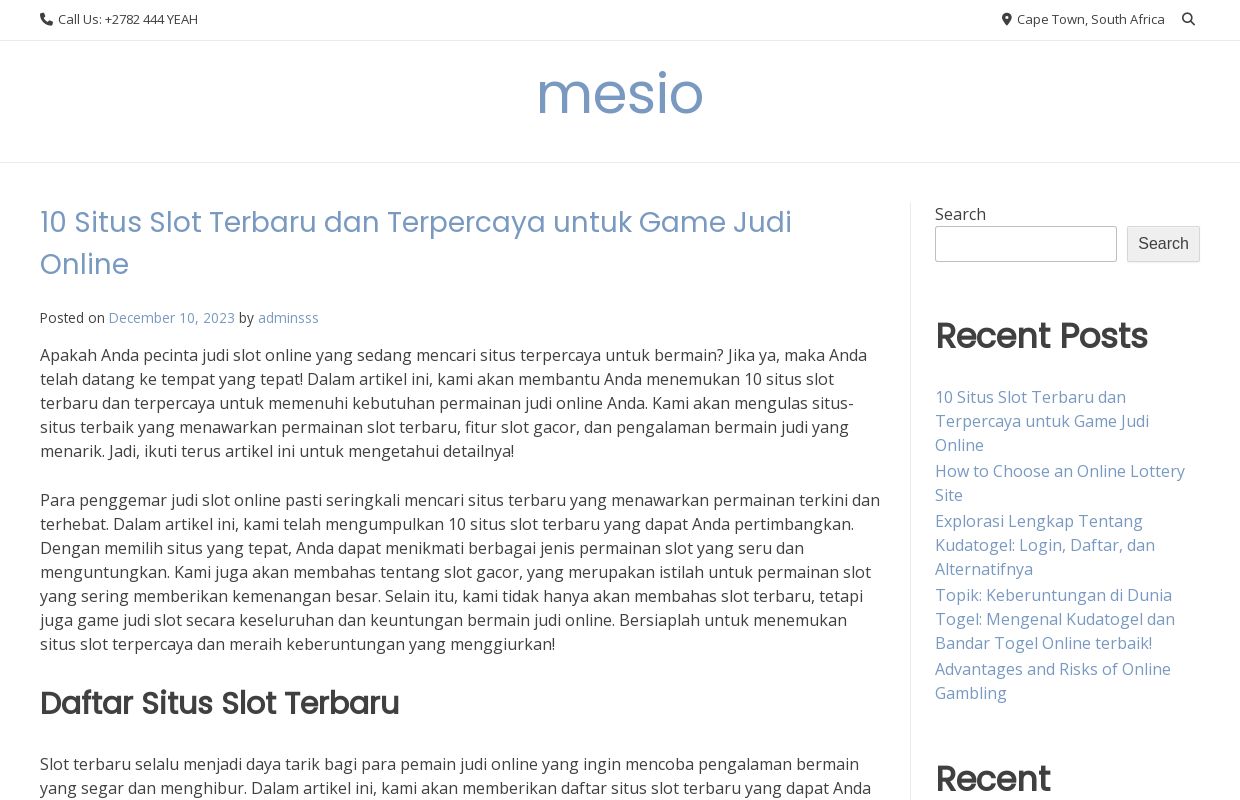 mesio -