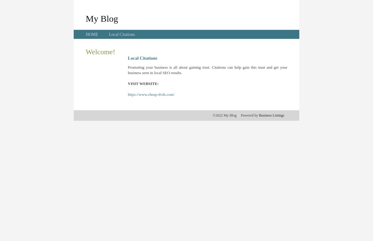 My Blog - My WordPress Blog