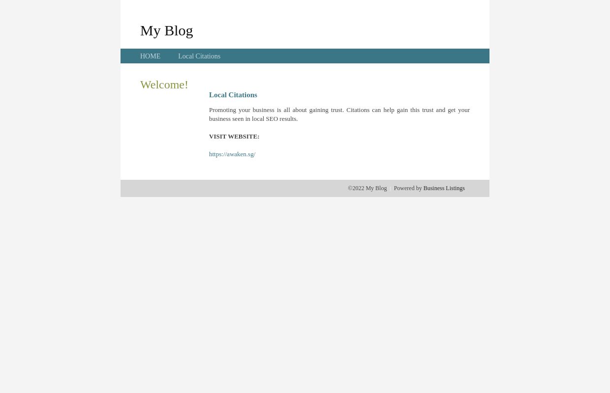 My Blog - My WordPress Blog