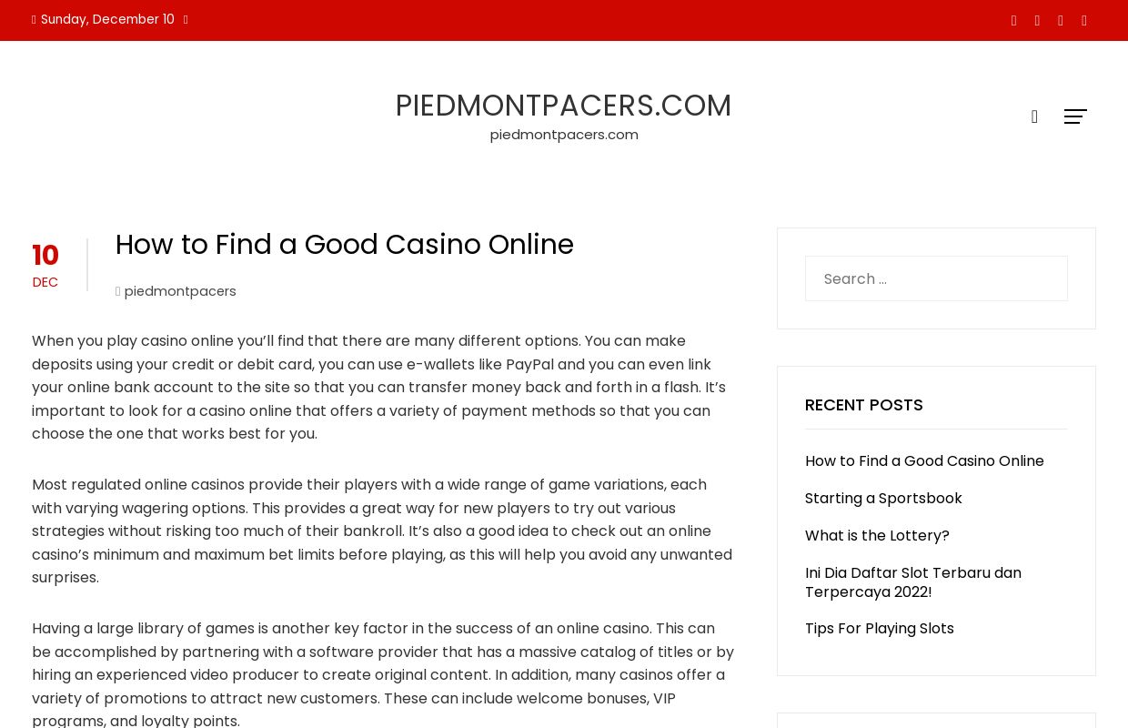 piedmontpacers.com – piedmontpacers.com