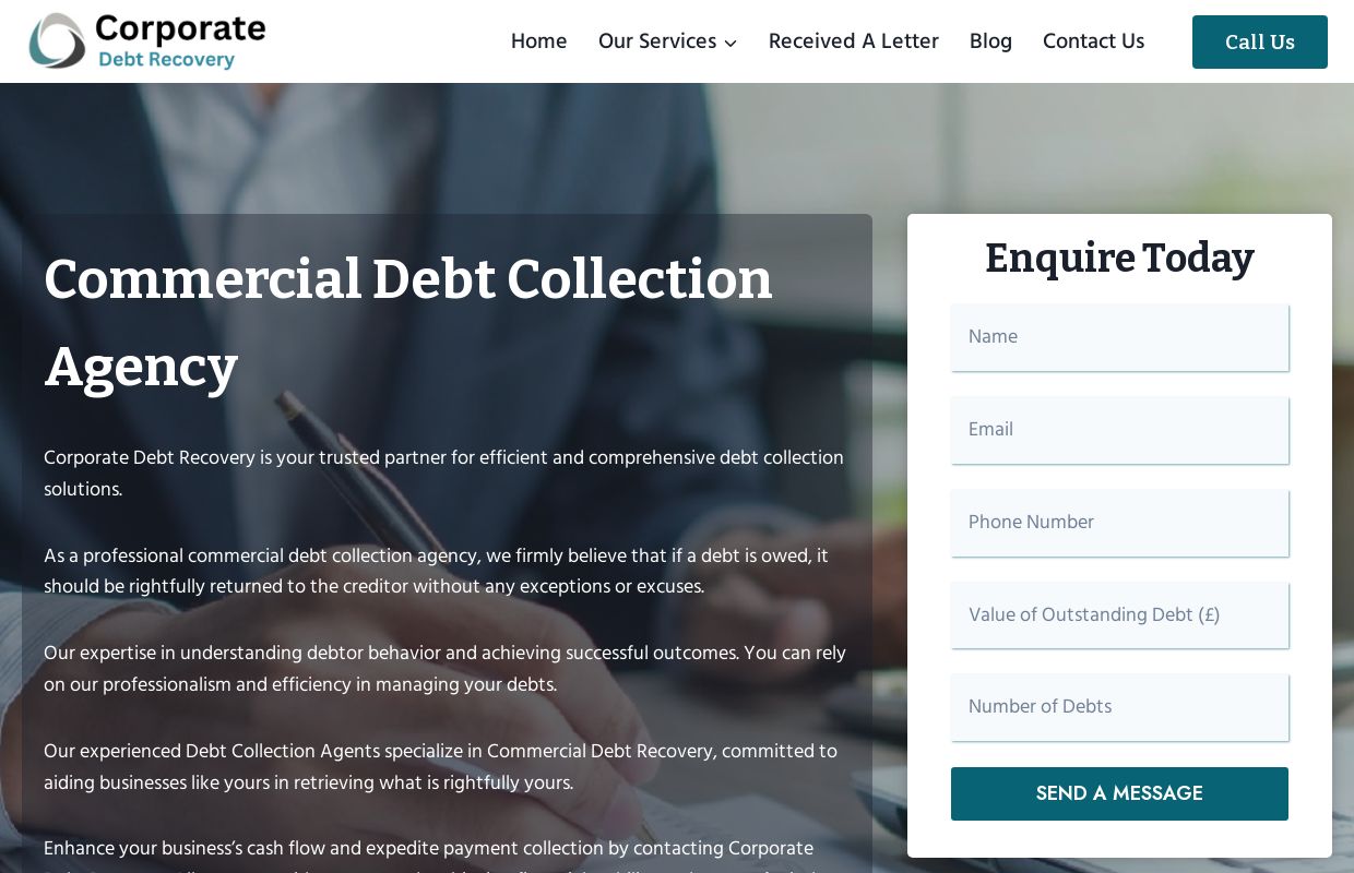 Corporate Debt Recovery - Commercial Debt Collection Agency
