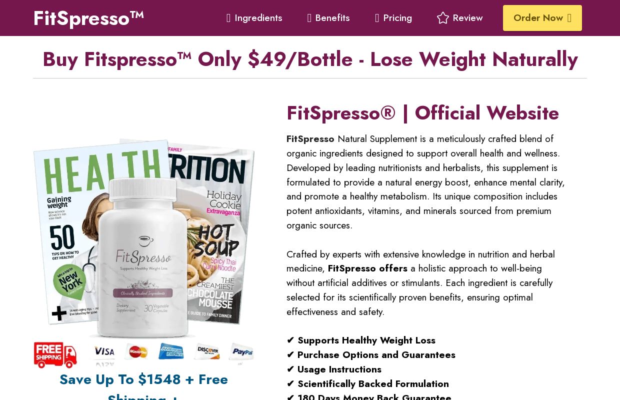 FitSpresso™ | Official Website 