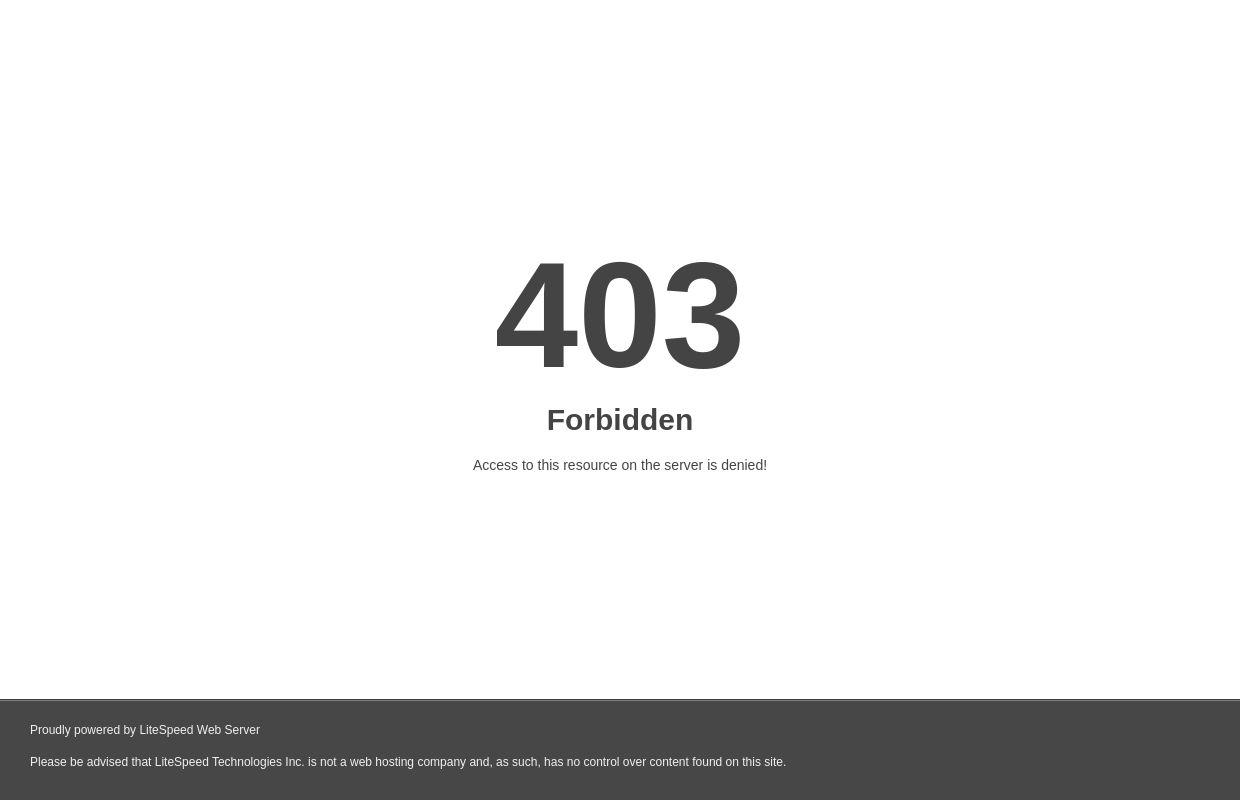  403 Forbidden
