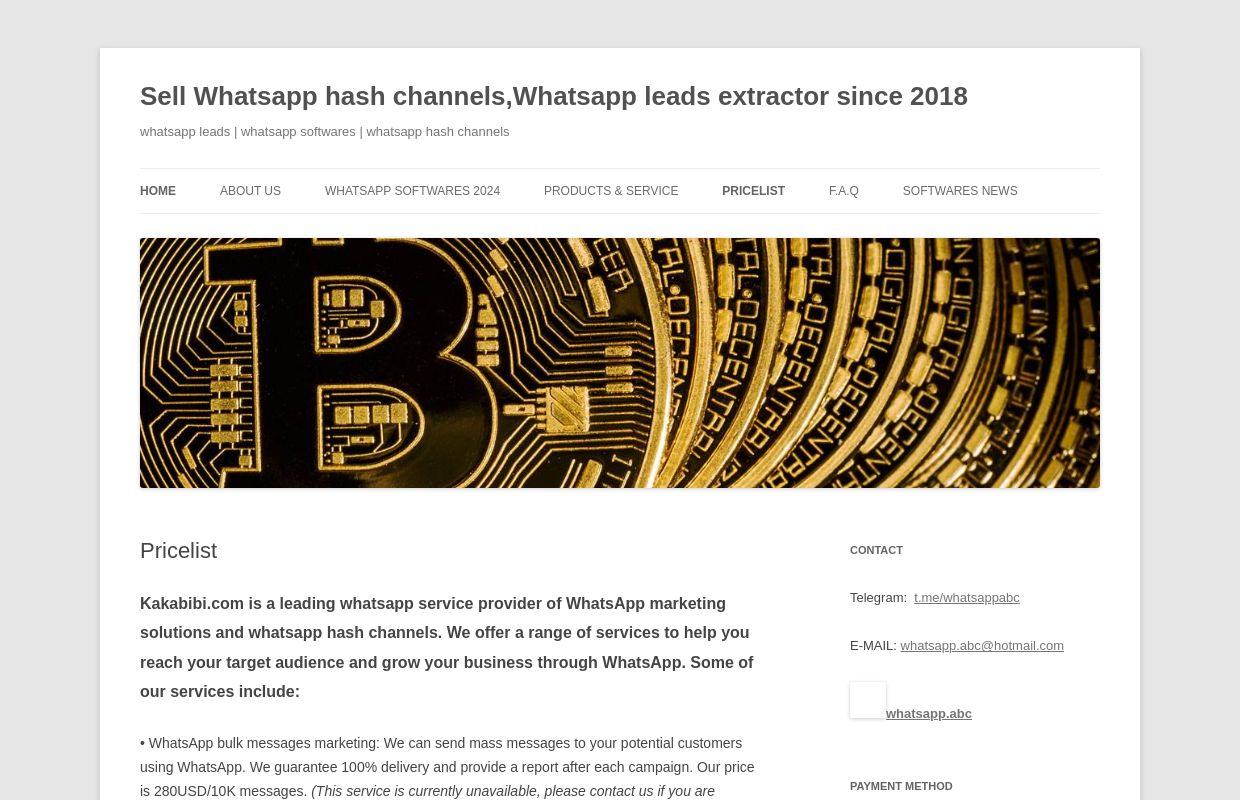 Sell Whatsapp hash channels,Whatsapp leads extractor since 2018 | whatsapp leads | whatsapp softwares | whatsapp hash channels