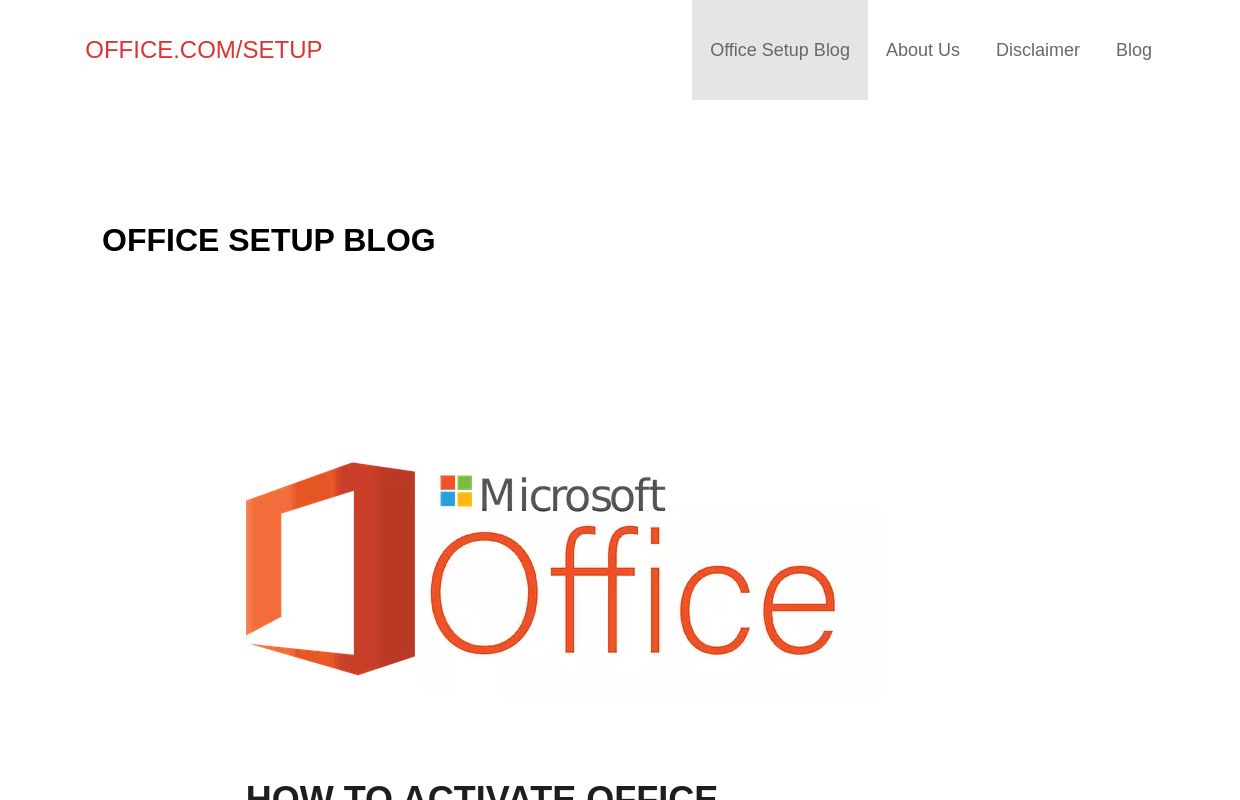 Office.com/Setup | Activate & Install Latest Office