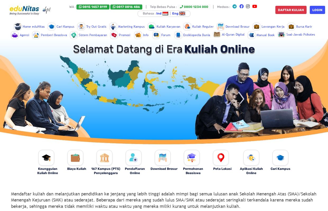 Kuliah online, Biaya dan Manfaat Sistem Perkuliahannya