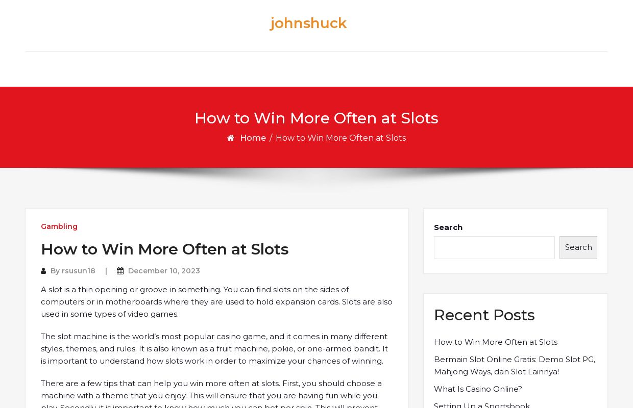 johnshuck -