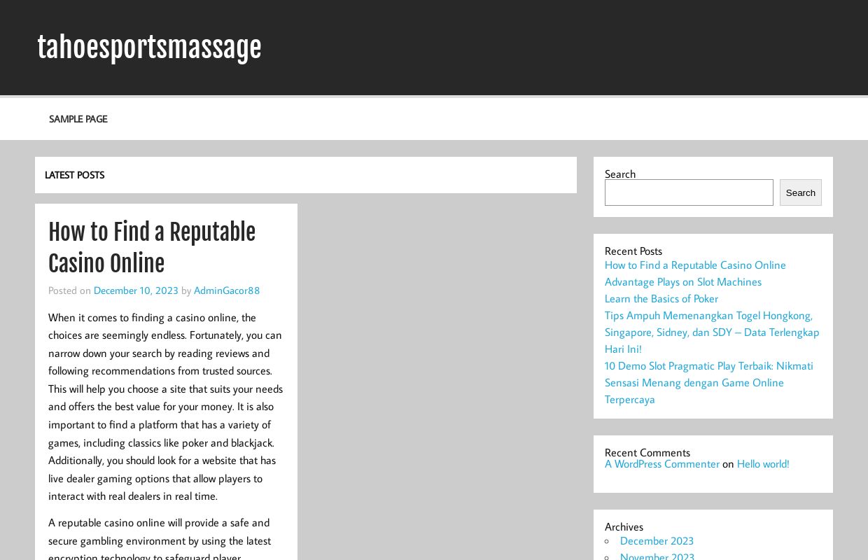 tahoesportsmassage -