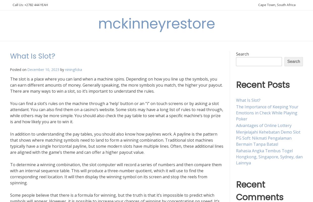 mckinneyrestore -