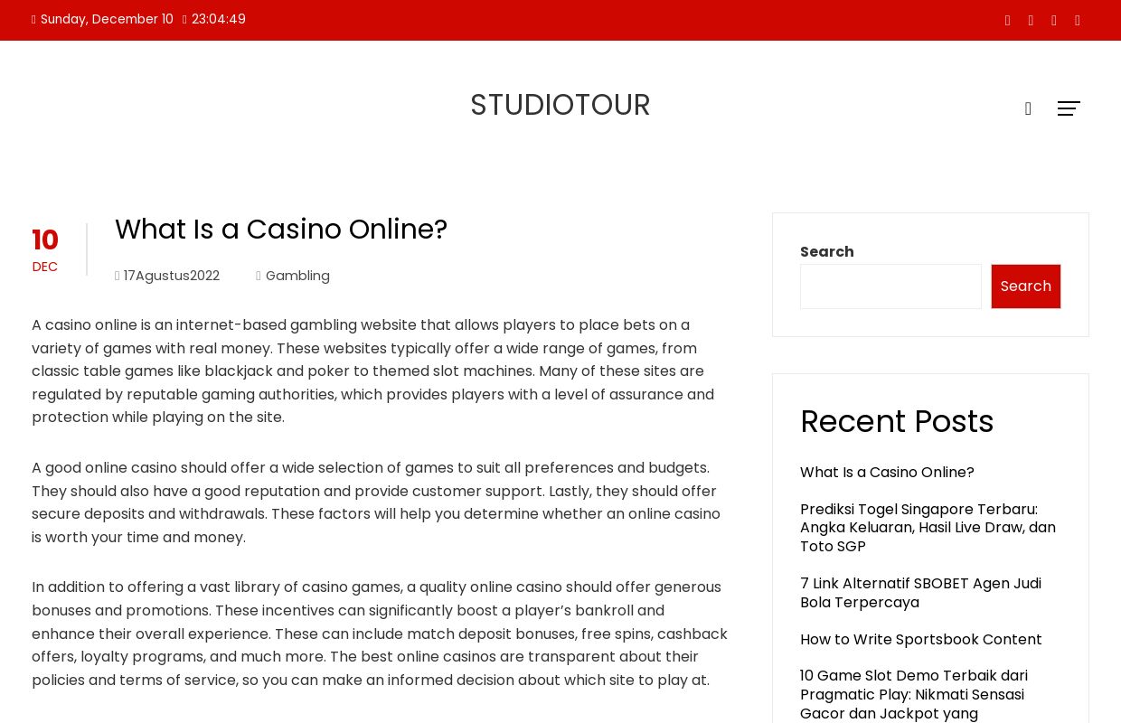 studiotour -