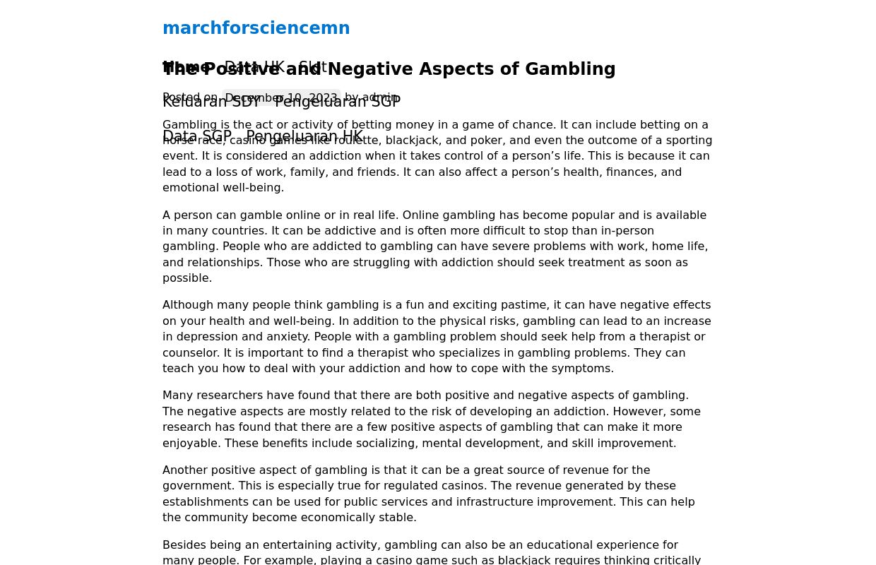 marchforsciencemn -
