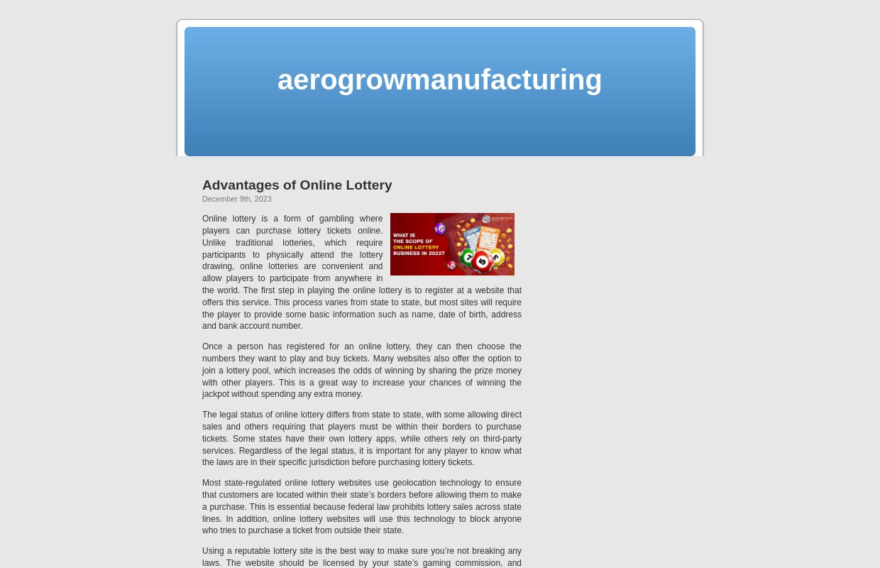 aerogrowmanufacturing - aerogrowmanufacturing