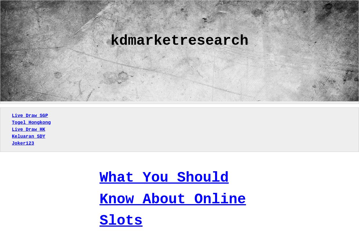 kdmarketresearch -