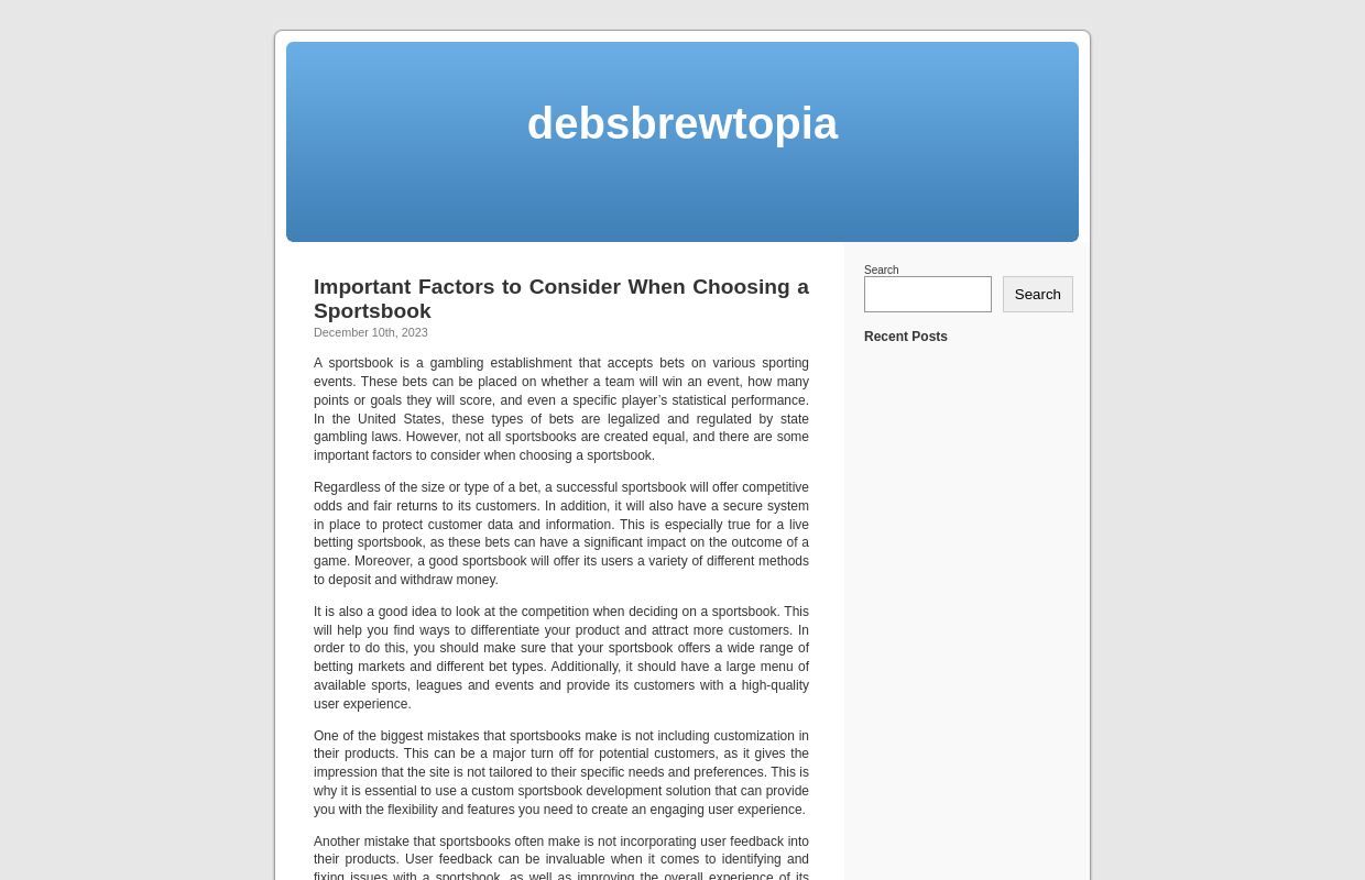 debsbrewtopia - debsbrewtopia