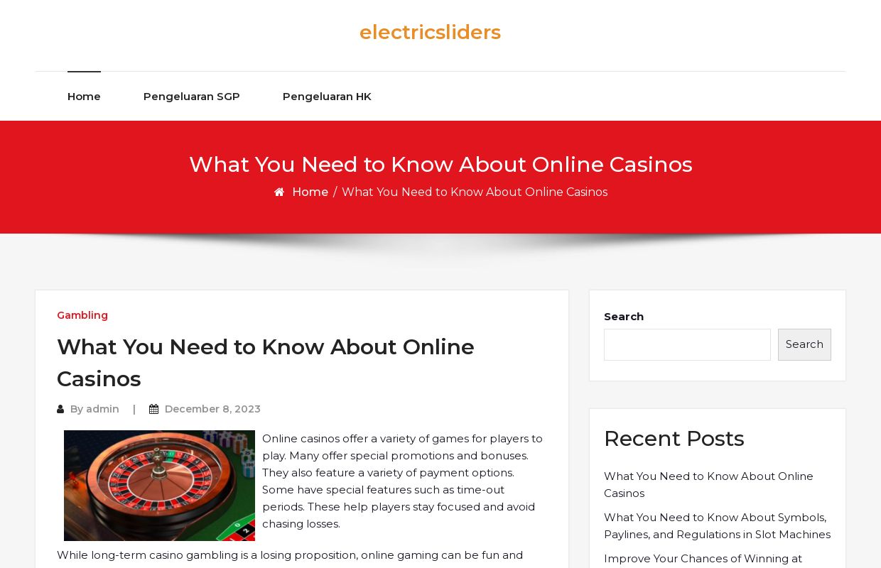 electricsliders -