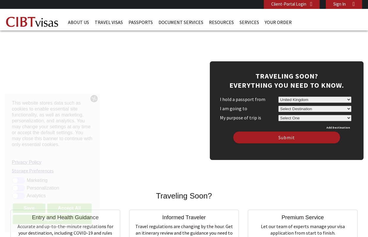 Travel Visas and UK Passports for Business Travel and Tourism | Fast, Easy, Secure