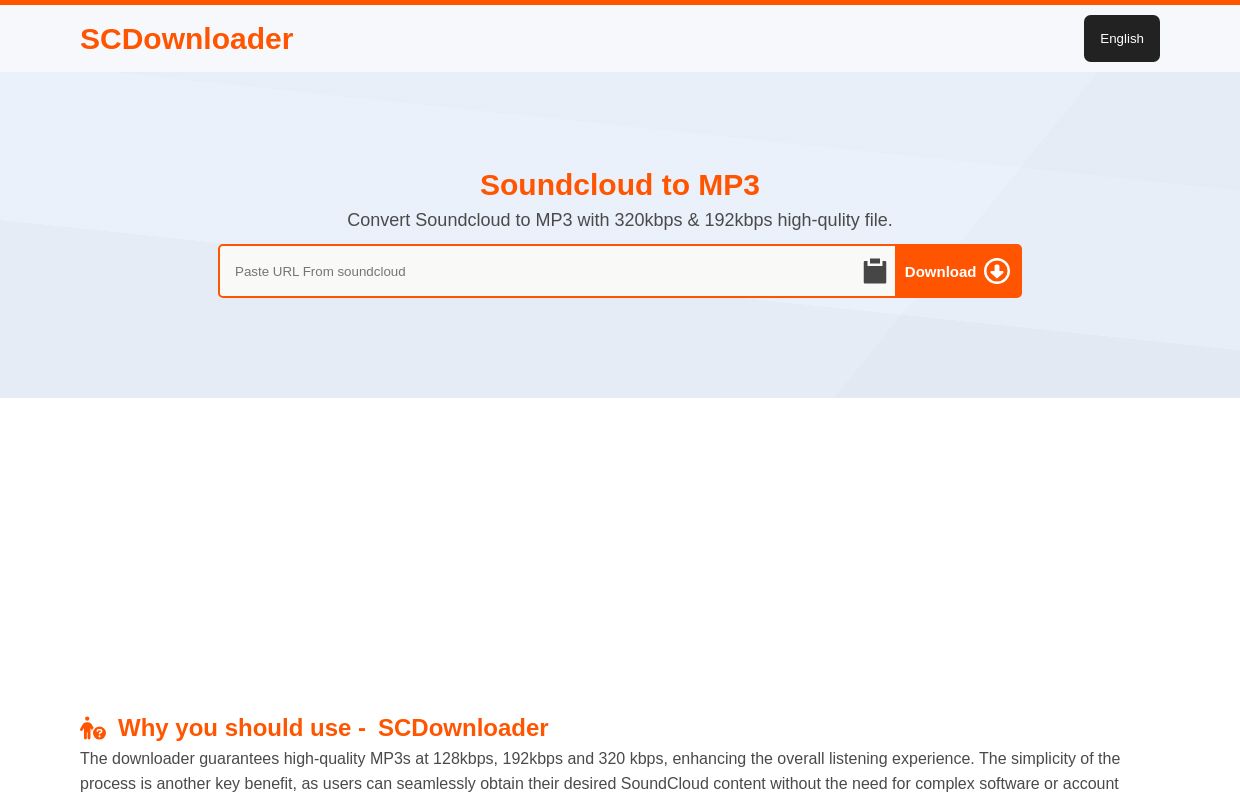 SoundCloud Downloader - SoundCloud to MP3 Converter