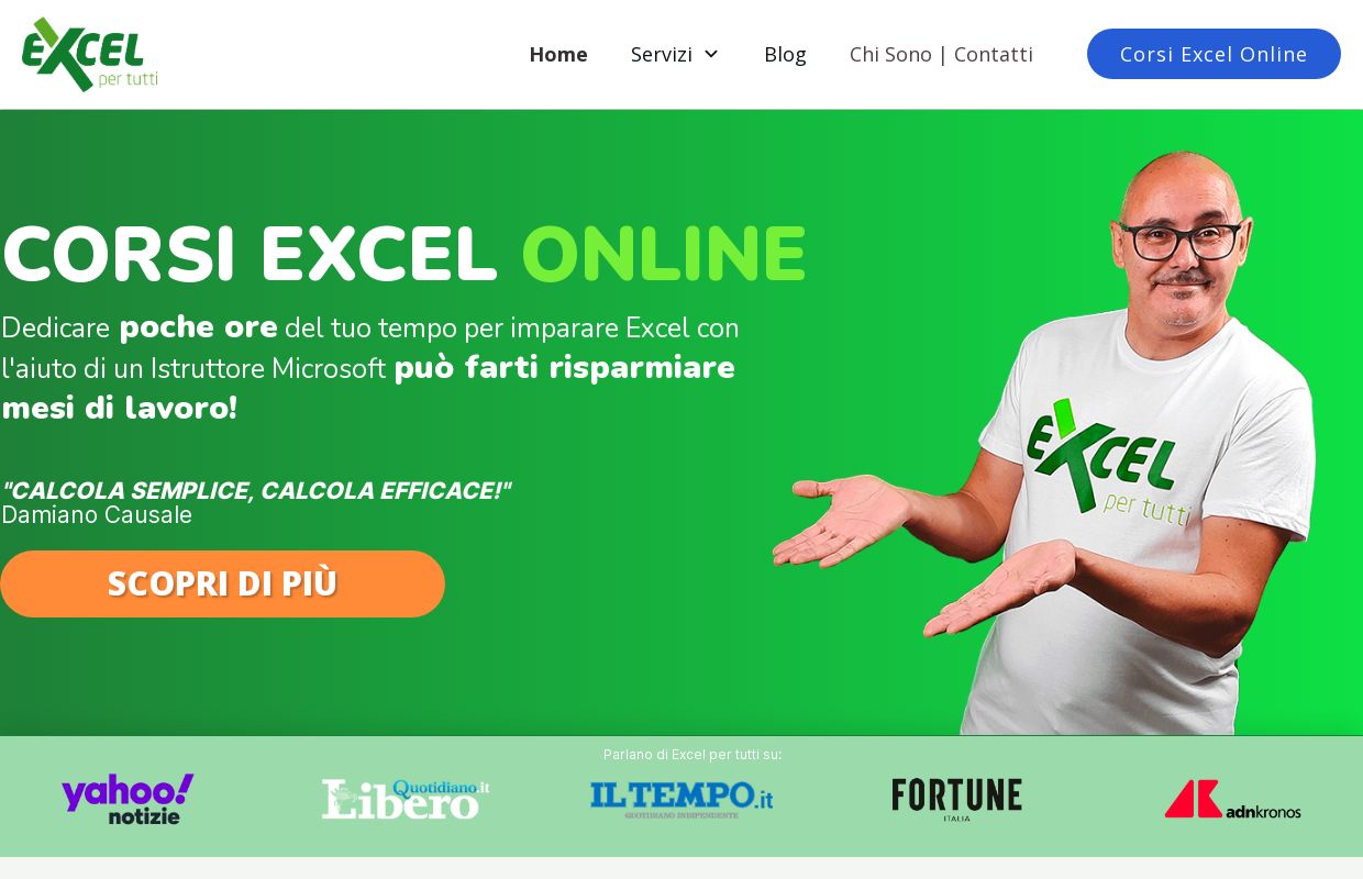 Corso Excel online con attestato [Aggiornato 2023]
