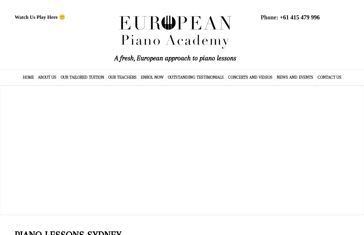 Piano Lessons Sydney | Online Piano Lessons | Piano Lessons Near Me
