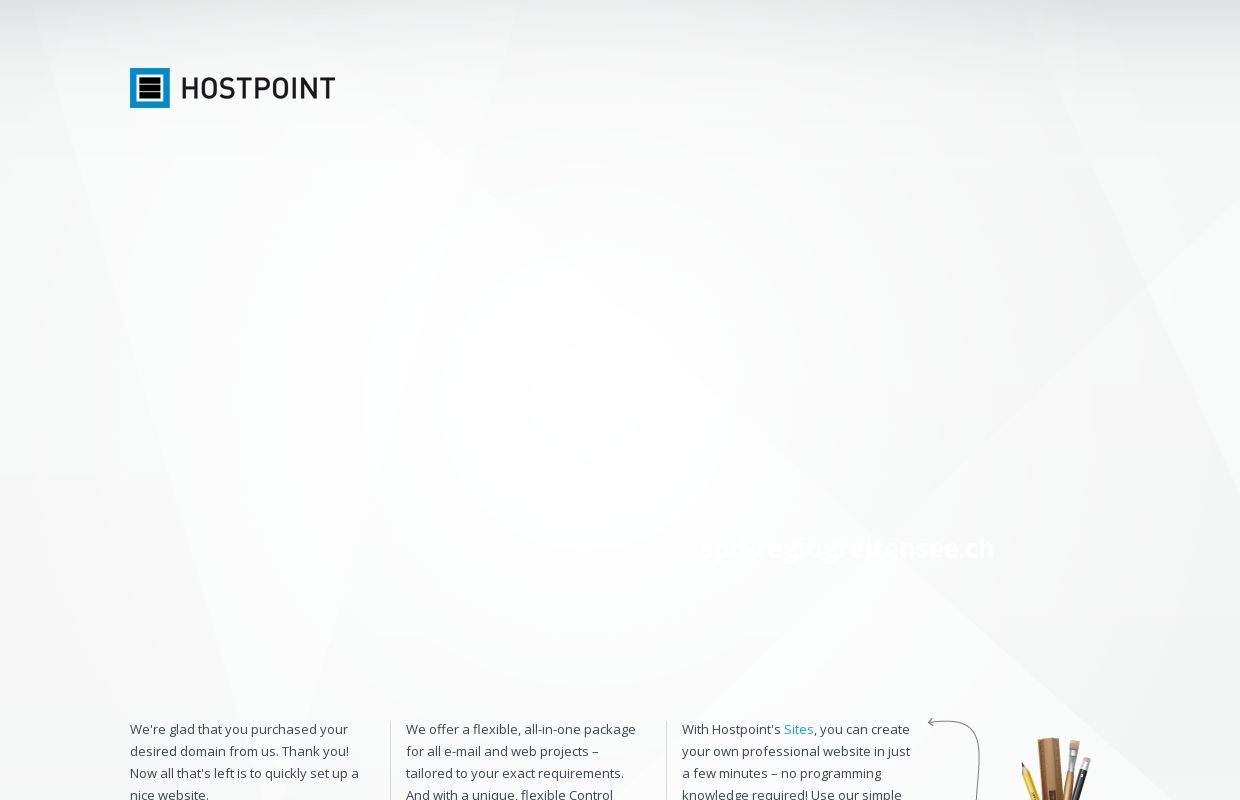 Hello, this domain has been purchased at Hostpoint