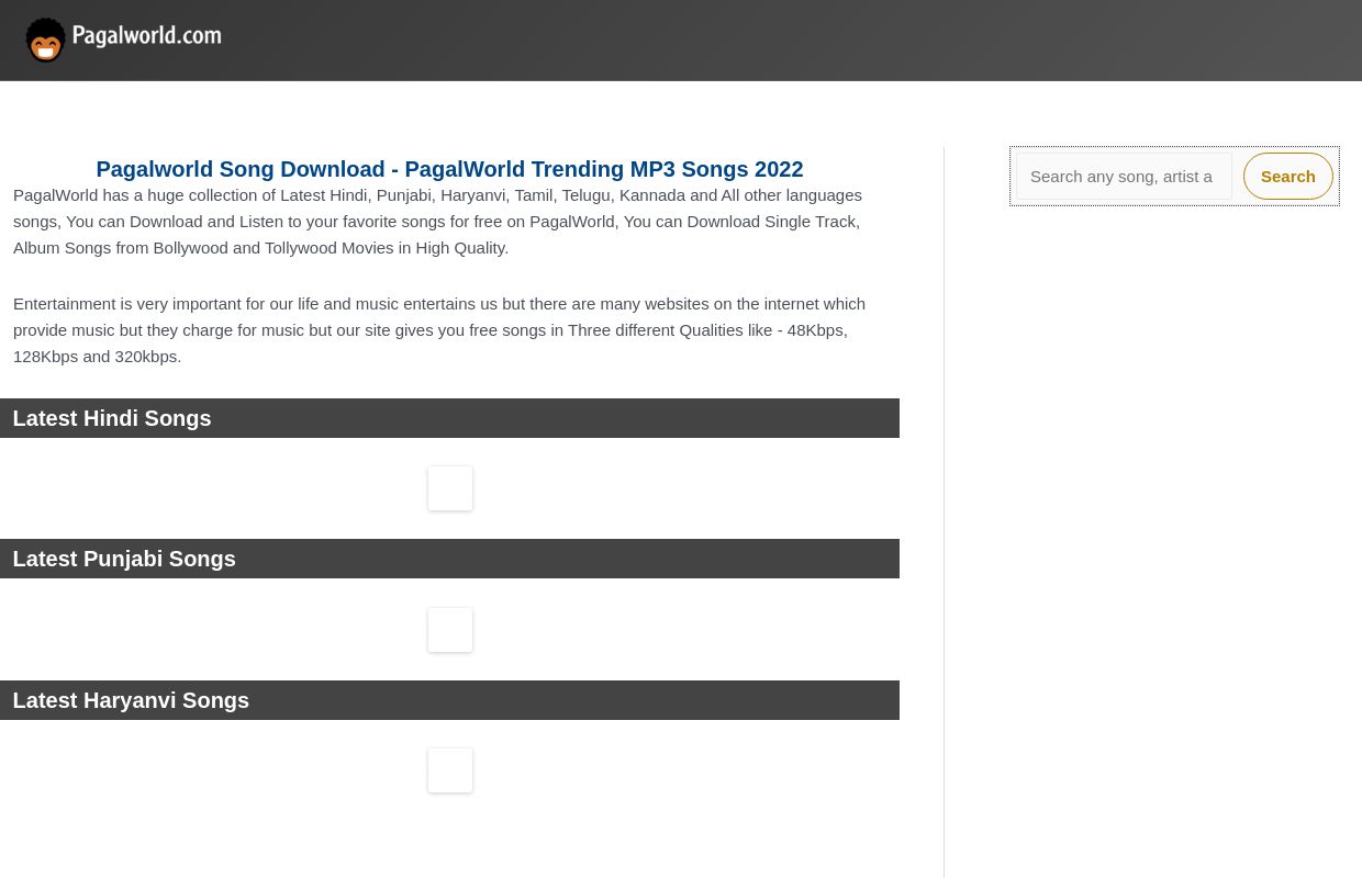 Pagalworld - Trending Mp3 Songs