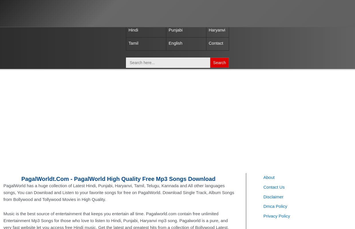 PagalWorld - Trending High Quality Mp3 Songs
