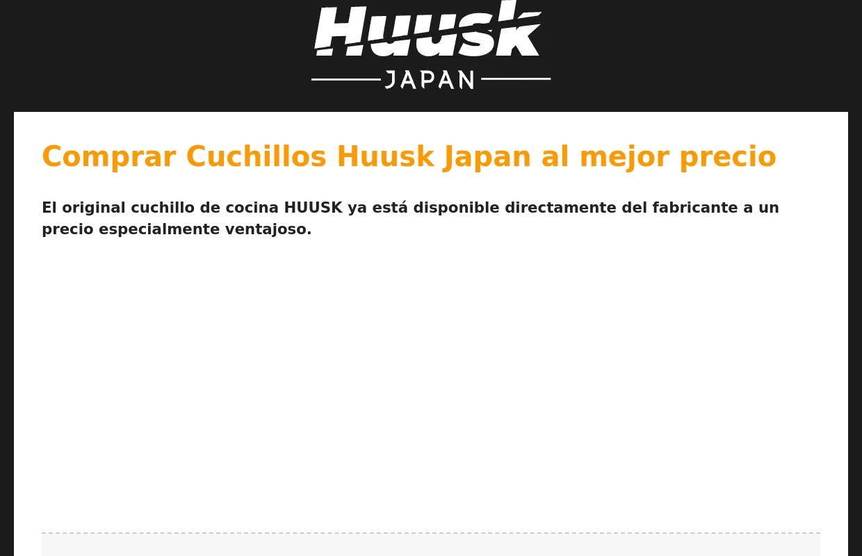 Huusk Japan cuchillo 🏷️ 70% descuento - Página oficial