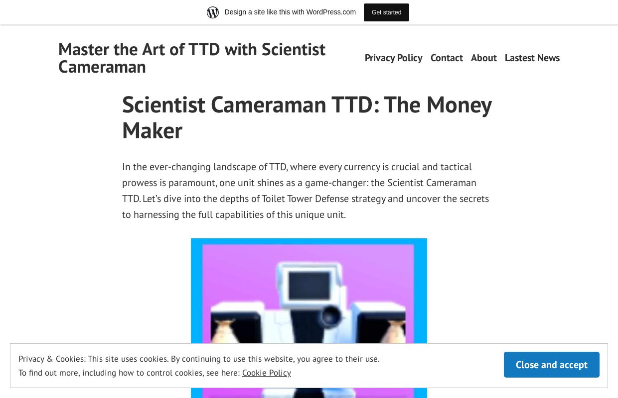 Master the Art of TTD with Scientist Cameraman