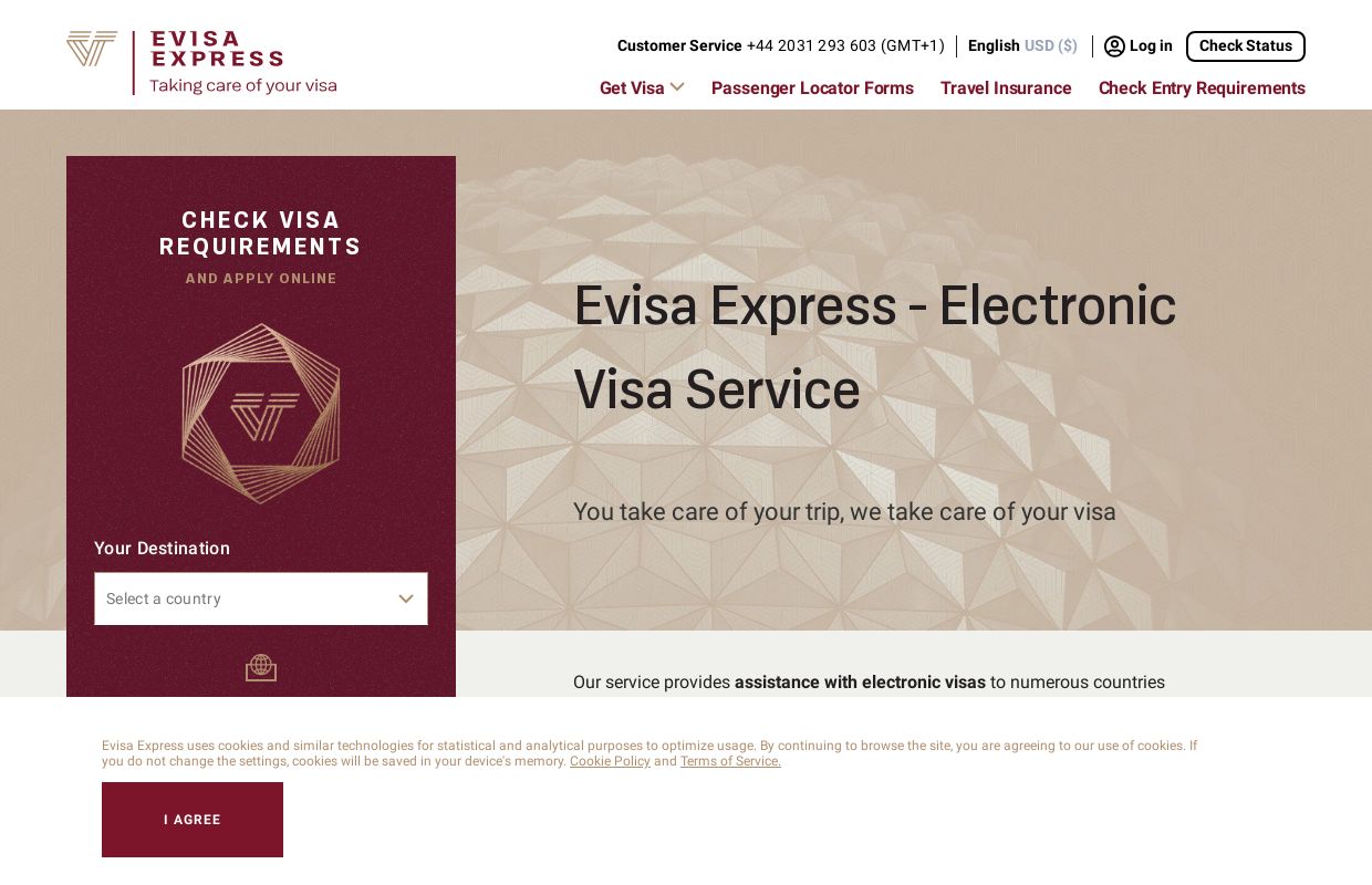 Evisa Express | Worldwide Electronic Visa Service