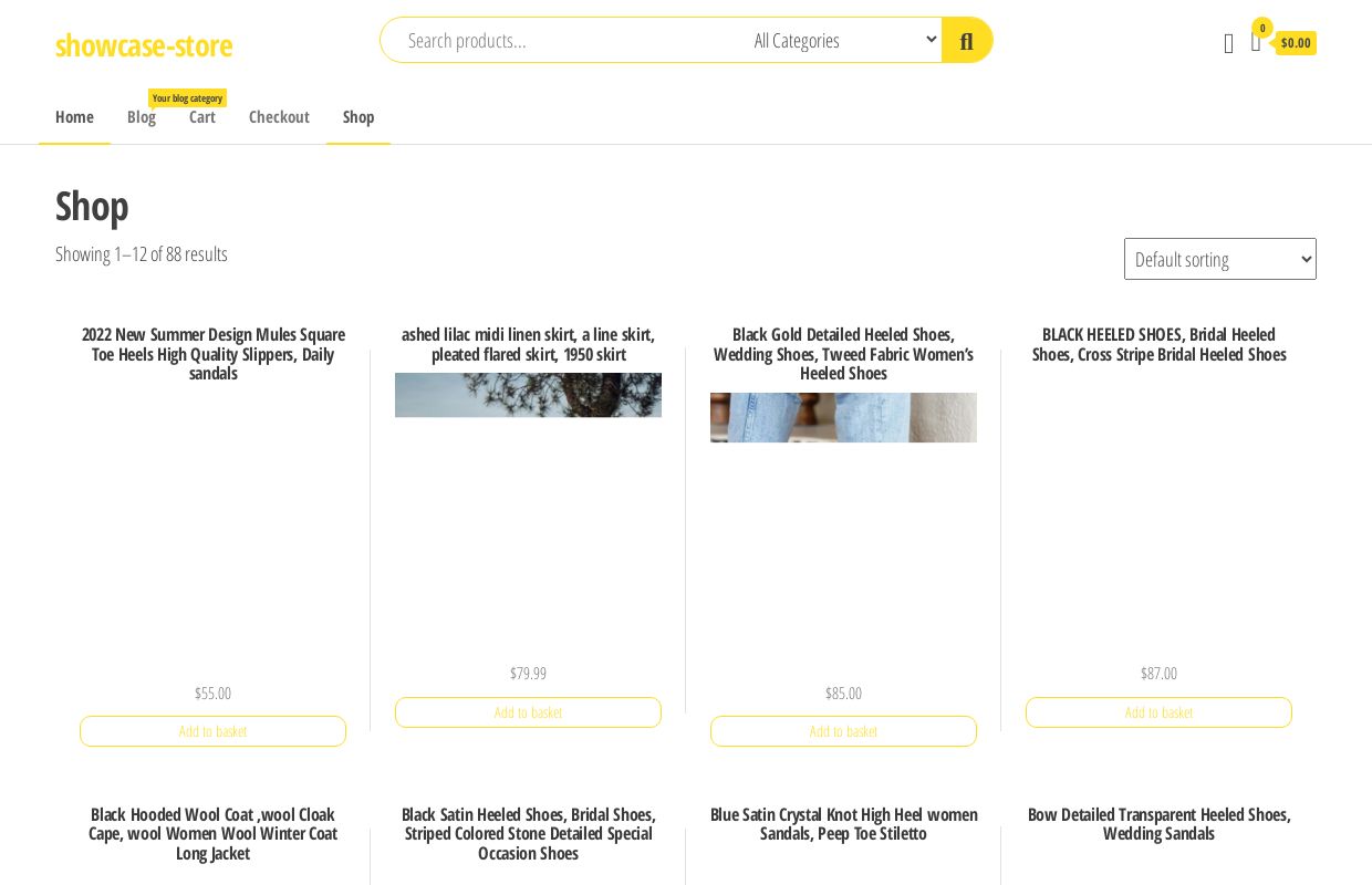 Shop - showcase-store