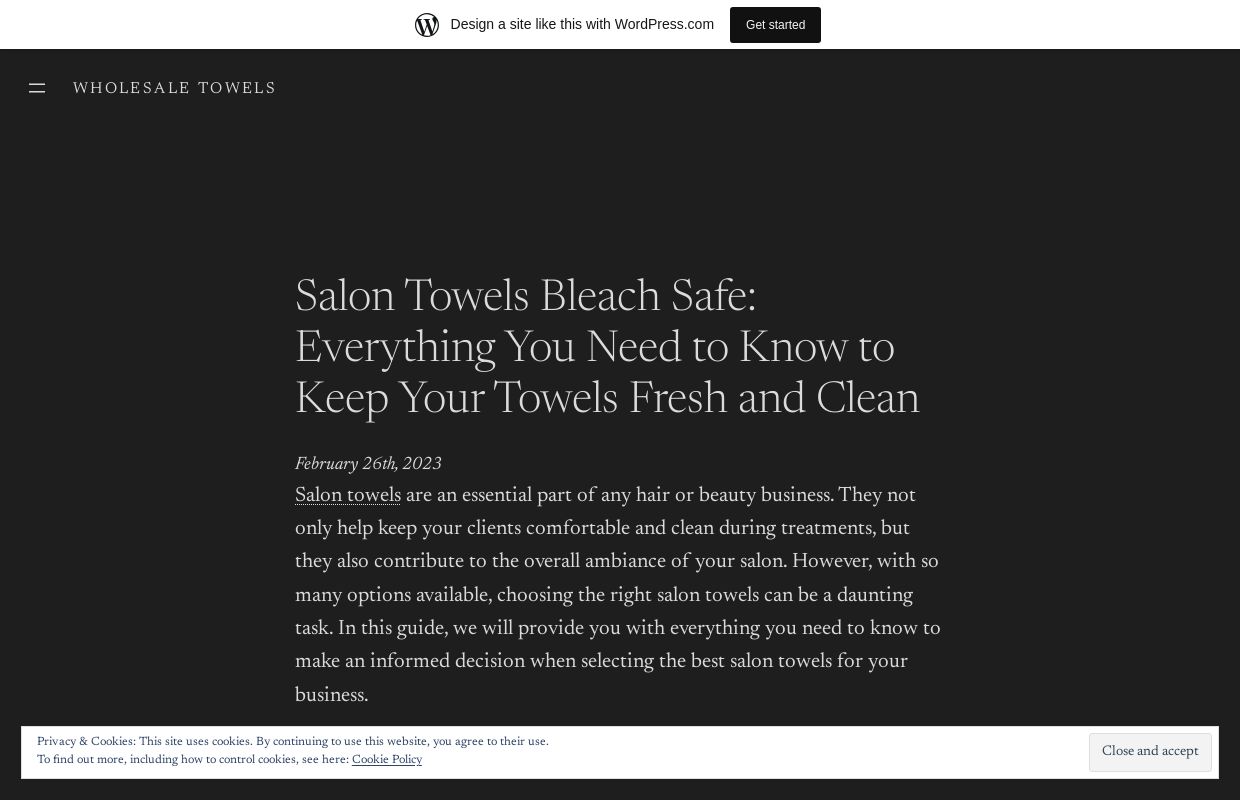 Wholesale Towels