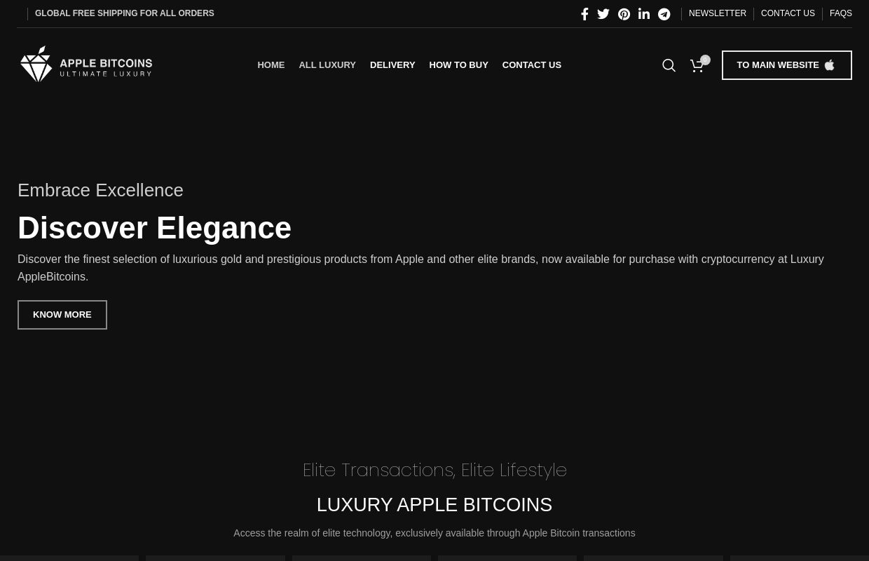 Luxury Apple Bitcoins | Buy Luxury Apple Products with Bitcoins